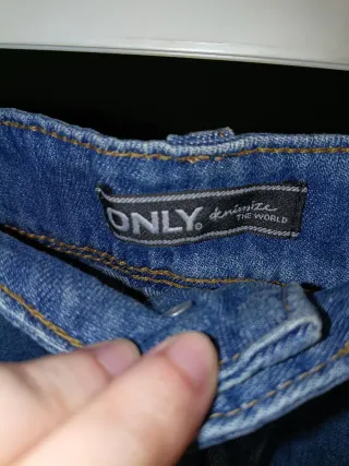 Falda vaquera Only azul