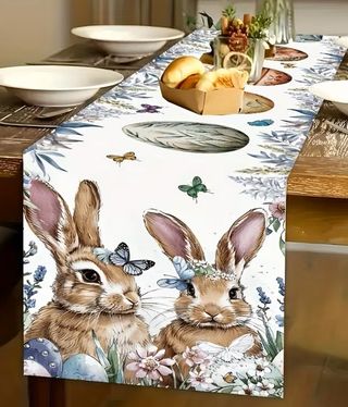 Runner da Tavola Pasqua Happy Easter centrotavola