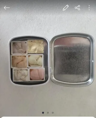 12 acquerelli metallizzati e perlati