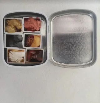 12 acquerelli metallizzati e perlati