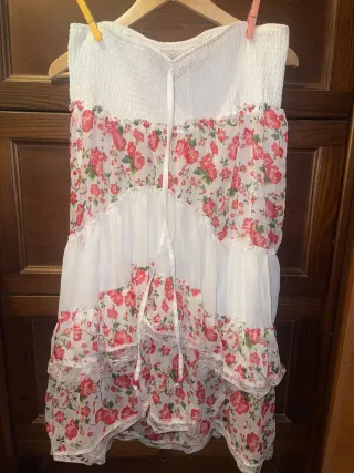 Vestito donna floreale taglia L