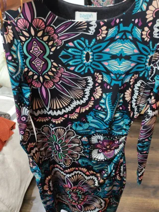 Vestido Baimih estampado multicolor