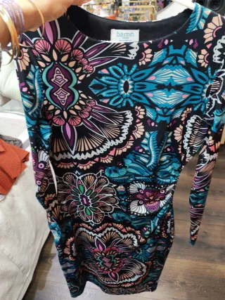 Vestido Baimih estampado multicolor