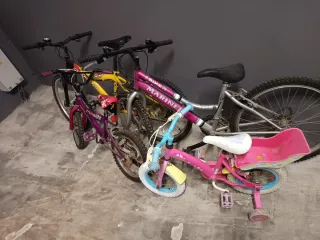 4 Bicicletas Infantiles y Adulto