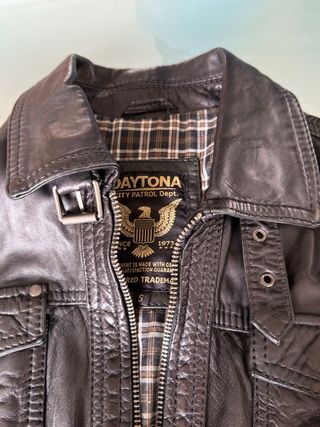 Daytona Giubbotto Pelle Nero