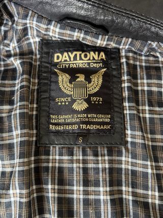 Daytona Giubbotto Pelle Nero