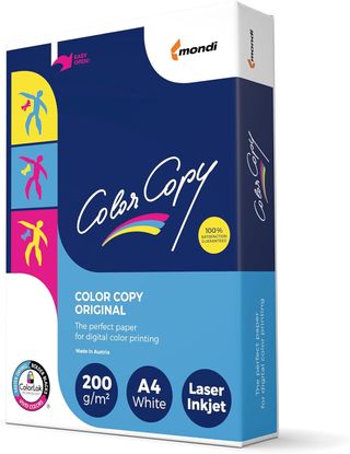Carta Color Copy per stampanti laser a colori, alta bianca e liscia, 200 g/m²