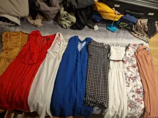 Lote 8 vestidos talla M varias marcas (lote 6 )