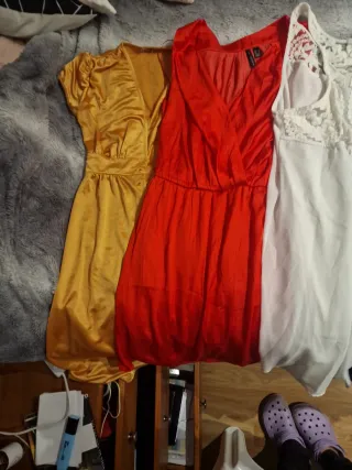 Lote 8 vestidos talla M varias marcas (lote 6 )