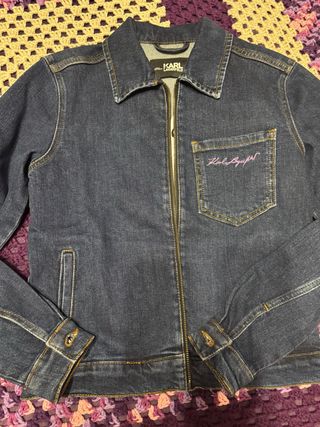 Cazadora vaquera Karl Lagerfeld azul