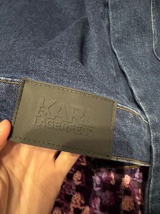 Cazadora vaquera Karl Lagerfeld azul