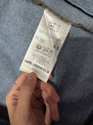 Cazadora vaquera Karl Lagerfeld azul