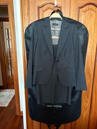 Americana y falda Massimo Dutti T.36.Lana.Nuevo