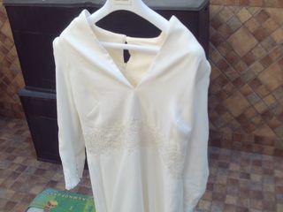 vestido novia de rosa clara , mide 47 cm de cadera