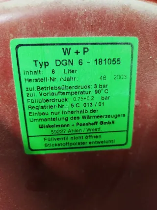 Caldera gas butano Vaillant.