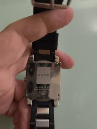 Reloj Racer Caballero P50704-2 Negro/Plata