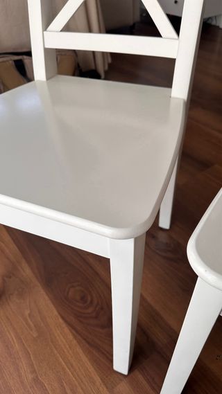 Sillas Ingolf Ikea Madera Blanca