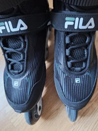 Patines en línea FILA negros + REGALO protecciones