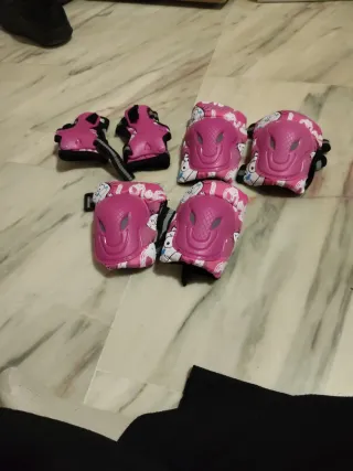 Patines niña rosas y azules