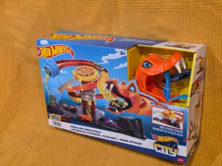Hot Wheels City Circuito Pizza Slam Cobra Attack