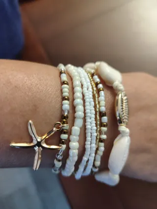 Conjunto 7 pulseras nuevas a estrenar