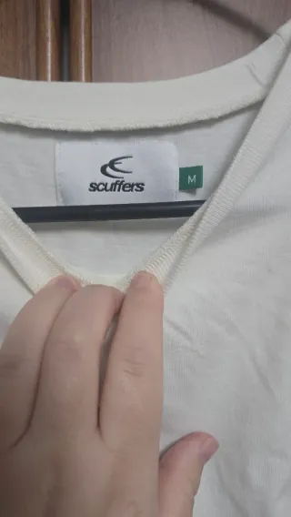 Camiseta blanca manga larga