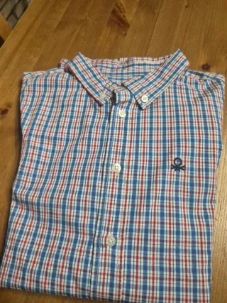 Camisa de vestir niño Benetton cuadros