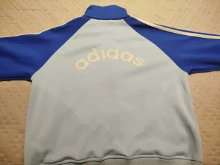 Chaqueta Adidas Vintage Azul y Blanco