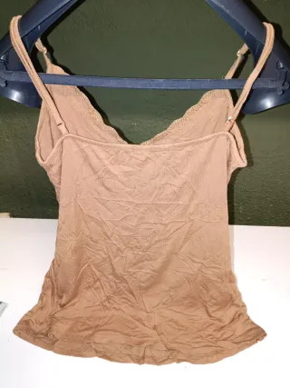 Camiseta tirantes ZETA MODA marrón M