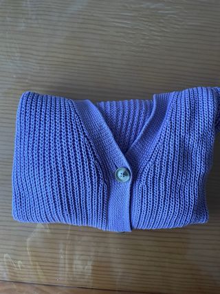 Cárdigan morado