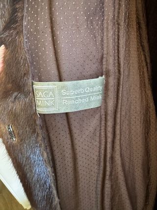 Abrigo marrón mujer