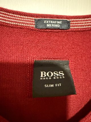 Jersey Hugo Boss Rojo Talla M