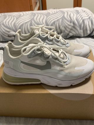 Nike Air Max 270 React Gris/Blanco