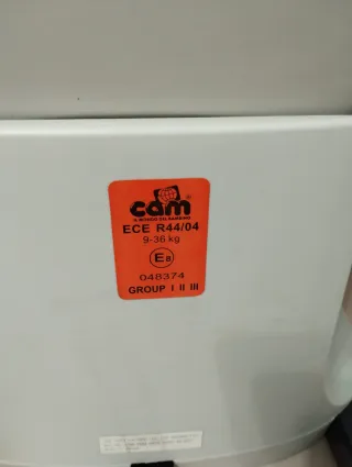 Silla de coche CAM Grupo 1-2-3