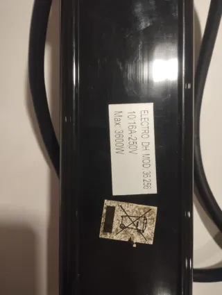 Regleta 6 enchufes con interruptor