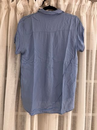 Blusa manga corta de Samsøe en azul cielo