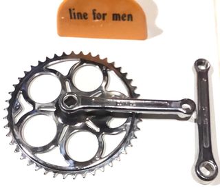 Plato y biela BH bicicleta clásica