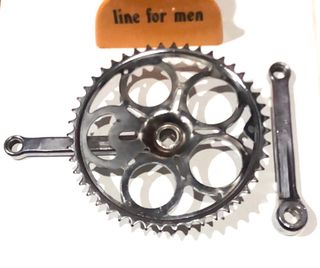 Plato y biela BH bicicleta clásica