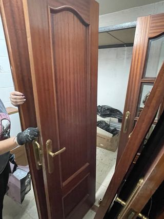 Puertas Madera con Cristal