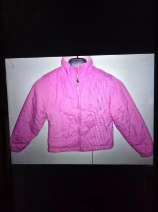 Giacca 3 in 1 bambina rosa. Taglia 5/6 anni