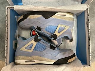 Zapatillas Jordan Retro 4 Azul Claro