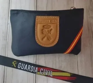MONEDERO PIEL + PULSERA. SET 'GUARDIA CIVIL'