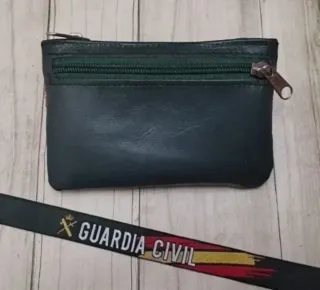MONEDERO PIEL + PULSERA. SET 'GUARDIA CIVIL'