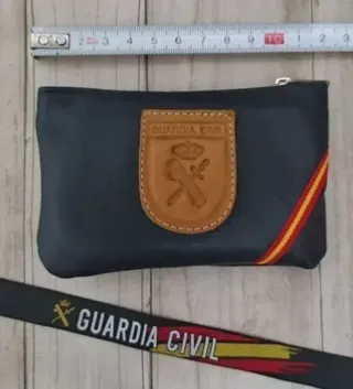MONEDERO PIEL + PULSERA. SET 'GUARDIA CIVIL'