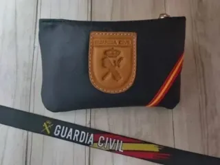 MONEDERO PIEL + PULSERA. SET 'GUARDIA CIVIL'