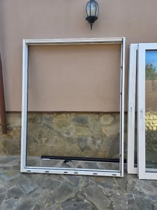 Balconera corredera elevable blanca