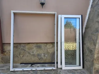 Balconera corredera elevable blanca