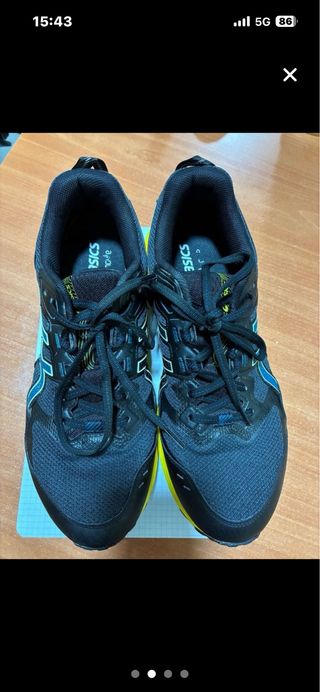 Zapatillas ASICS Gel-Sonoma 7 Negras/Amarillas