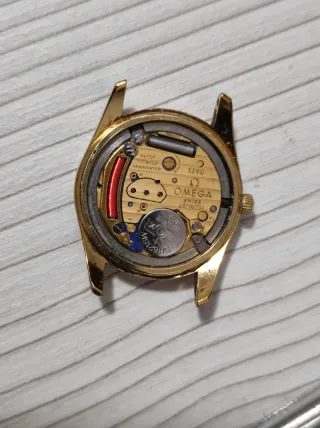 Omega Seamaster Quartz Marrón/Dorado de mujer