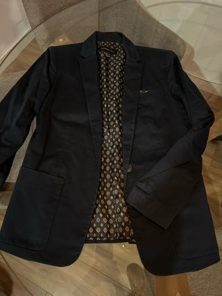 Americana Mango Azul Talla M